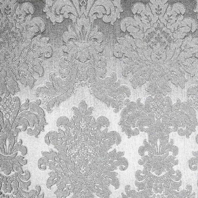 #art house opulence silver metallic #foil damask wallpaper
