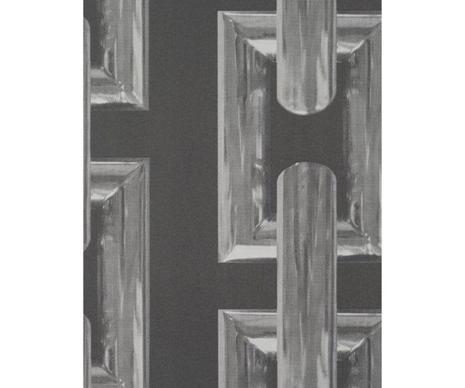  BN Wallcoverings #47002 Black 47002 Stylish Wallpaper