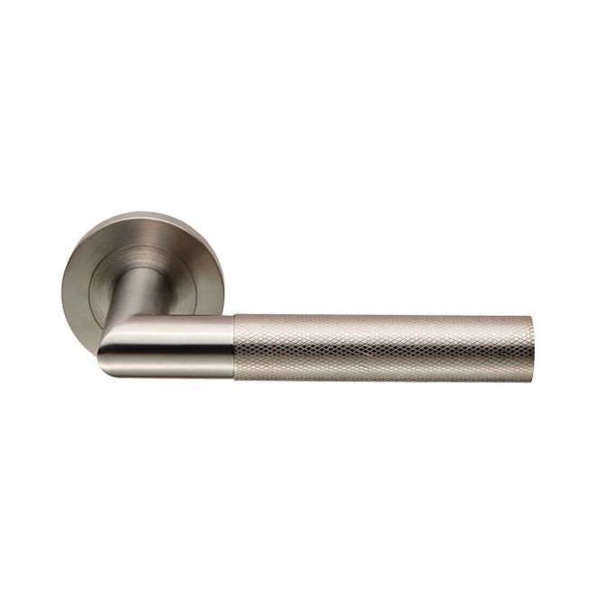 #Carlisle Brass #Steelworx Crown Knurled Lever Set Satin Stainless Steel SWL1169SSS