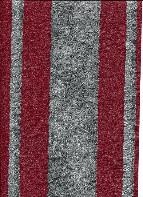 #Opulent By #P&S #Striped-Burgandy/Red #SilverGlitter #Wallpaper #02424-30