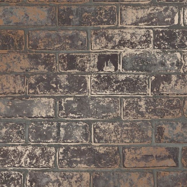 #Loft Brick Wall Effect Wallpaper Brown #FD41955 #waasils