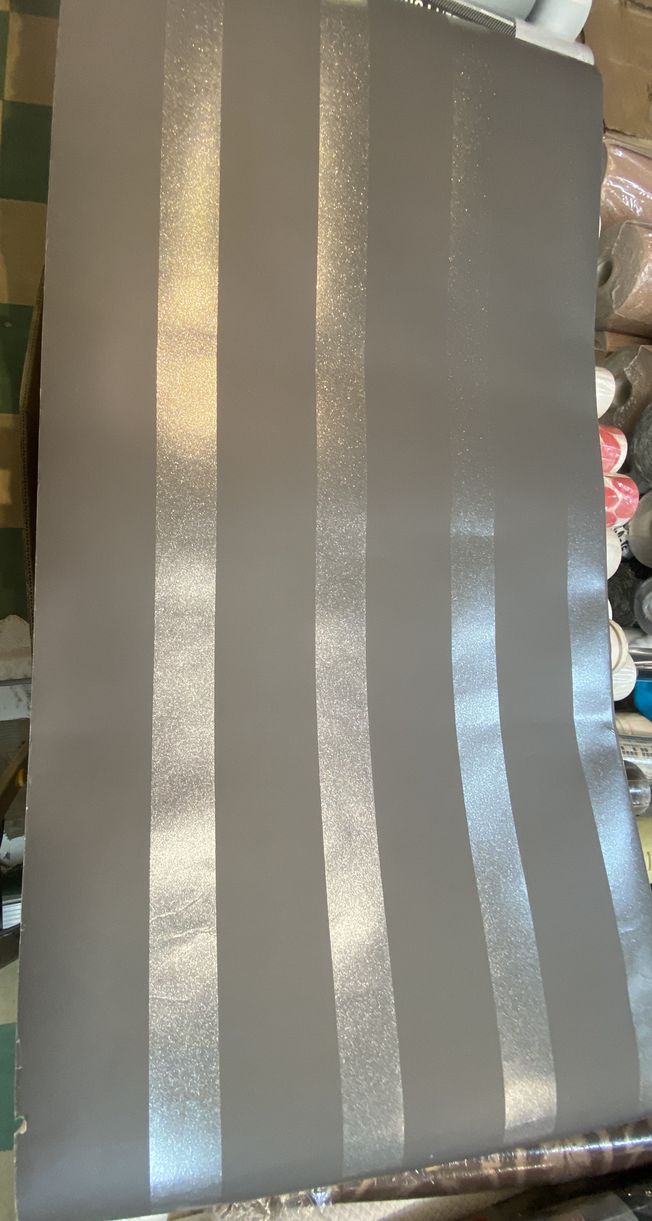 #Sparkle Striped Wallpaper #Black/Silver #DL40202