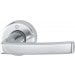  Dubayy. Lever Handle Set for Interior #Hoppe Door Thickness: 30-44 mm. Finish: F249 Aluminium Polished Chrome Finish 